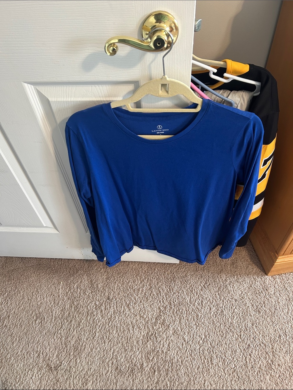Lands' End Royal Blue Long Sleeve Tee